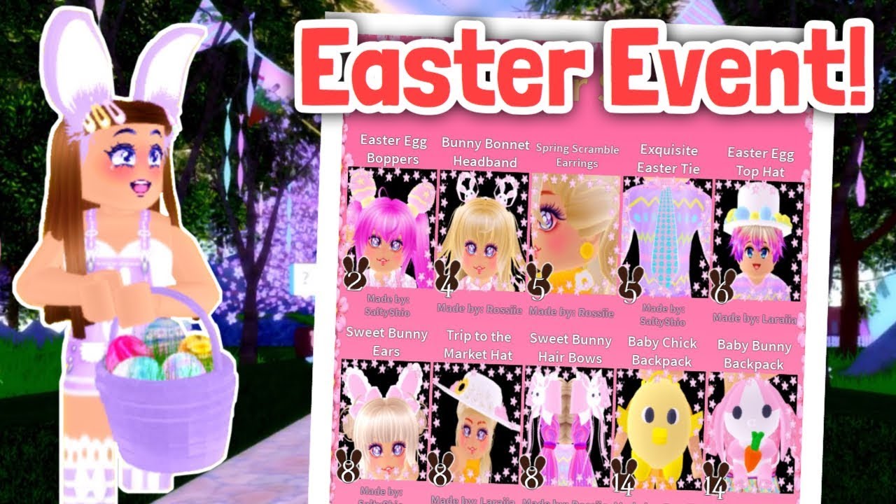 Royale High Egg Hunt 2024 All New Items Outfits