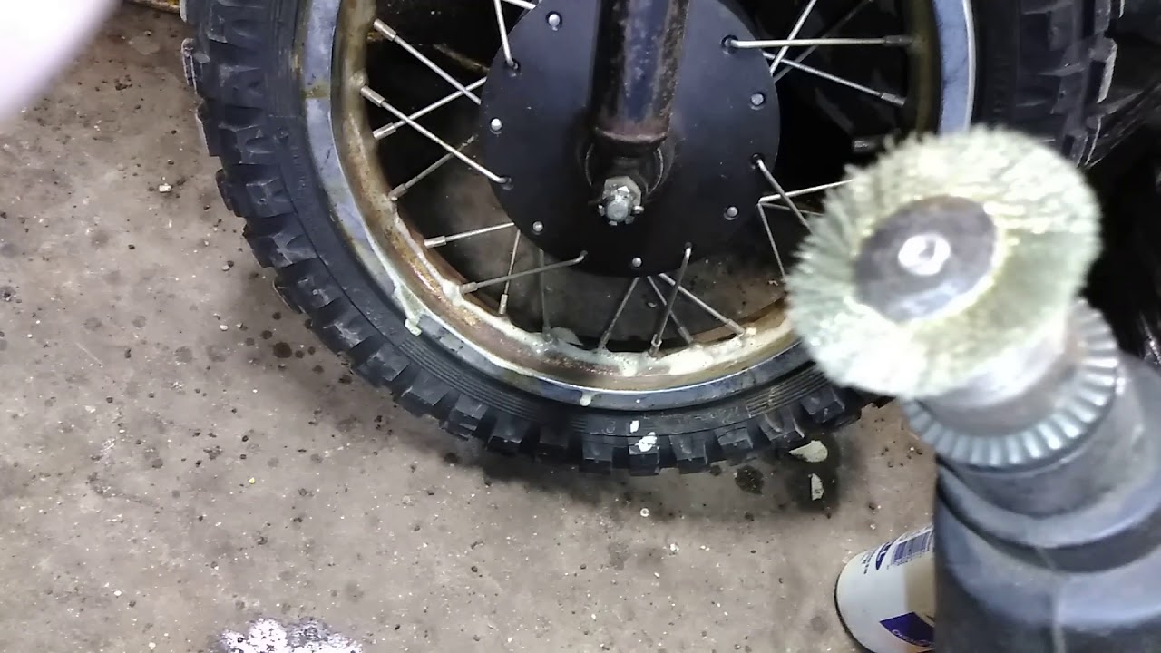 Polshing rims rust remover brass wheel !(1)