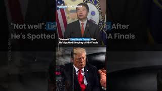 Lieu Blasts Trump After He’s Spotted Sleeping at NBA Finals