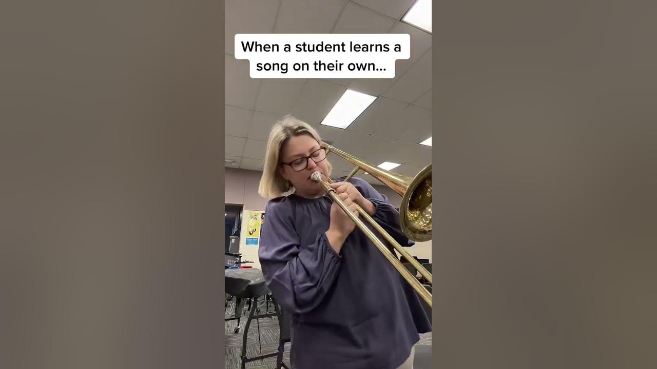 Bless their little hearts #banddirector #band #trombone #beginnerband #music #carelesswhisper