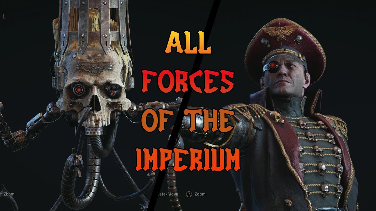 Overview EVERY IMPERIUM UNITS • ASTRA MILITARUM • ADEPTUS MECHANICUS • Space Marine 2