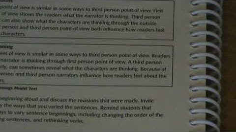 Benchmark, Grade 4, Unit 4, Week 1, Mini-Lesson 9