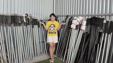 💥 Cuốc đất, đào đánh cây siêu sắc ngọt..!! Chuẩn sịn thép nhíp ô tô..!!