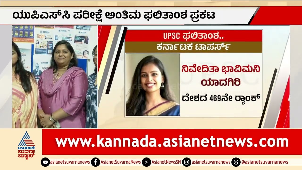 UPSC ಪರೀಕ್ಷೆ ಫಲಿತಾಂಶ ಪ್ರಕಟ: ಸಾಧನೆ ಮಾಡಿದ ಕನ್ನಡಿಗರ ಸಂಭ್ರಮ! | UPSC Final Results 2026 | Suvarna News