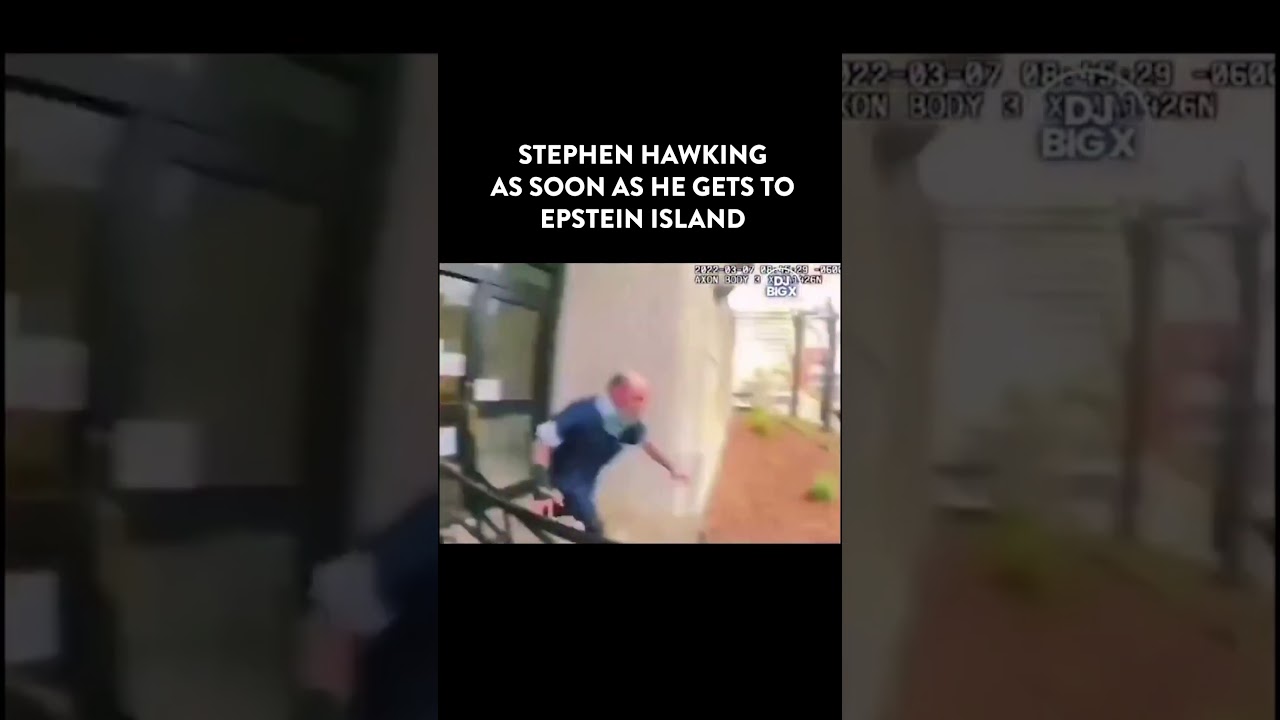 Stephen Hawking At Epstein Island | Memes