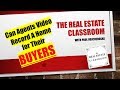 Can Real Estate Agents Video Record A Sellers Home For Their Buyers?