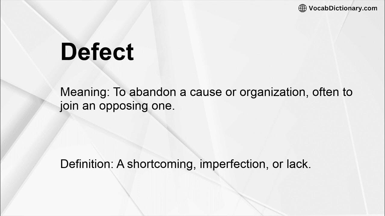 defect-meaning-youtube