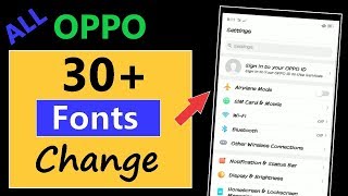 How to Change 30+ new Fonts in all Oppo mobile | Oppo Font Changer screenshot 2