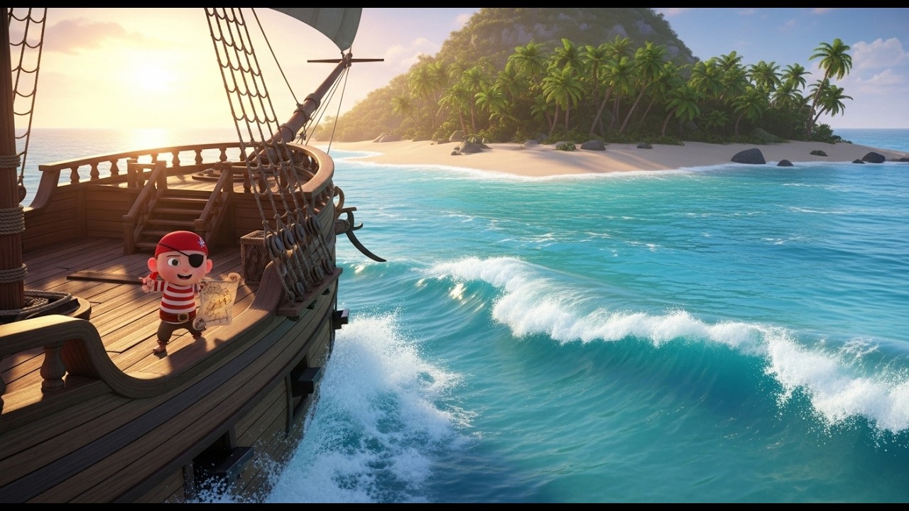 Pirate Treasure Hunt Song | Fun Kids Song | Preschool Sing Along