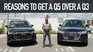What makes the 2019 Audi Q5 better than the 2019 Audi Q3?