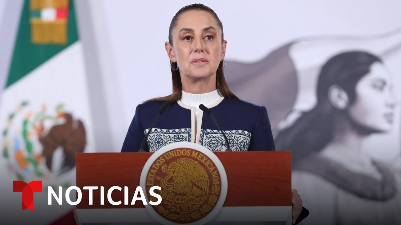 La presidenta de México admite que un avión militar de EE.UU. estuvo en el país | Noticias Telemundo