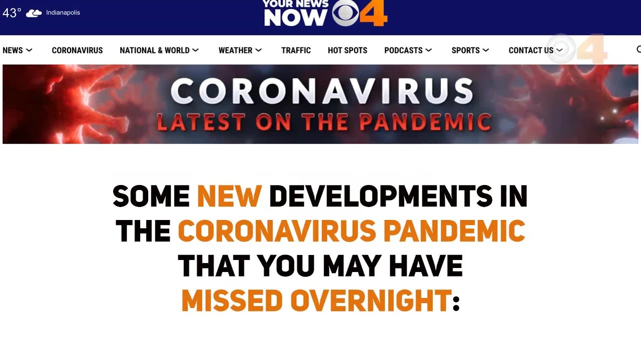 While You Were Sleeping: Coronavirus Updates for April 23, 2020
