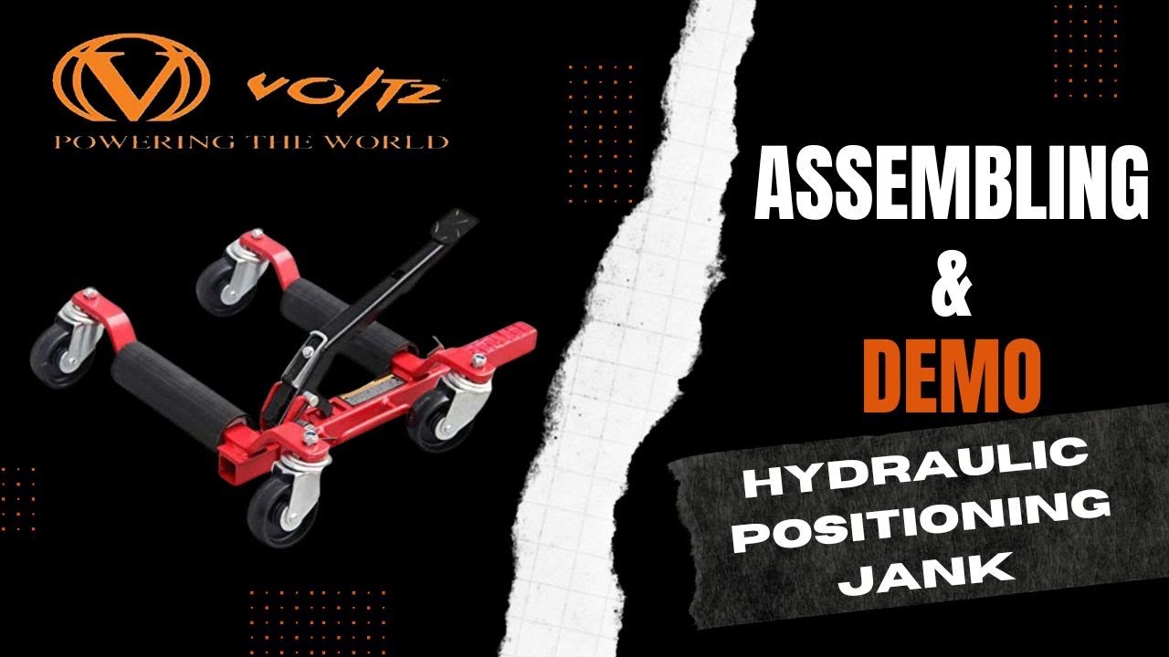 VOLTZ Hydraulic Positioning Jank | 1500 lbs Capacity | Move Disabled Vehicles Effortlessly