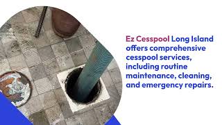 Cesspool Installation | Ez Cesspool Long Island | Greenlawn, NY