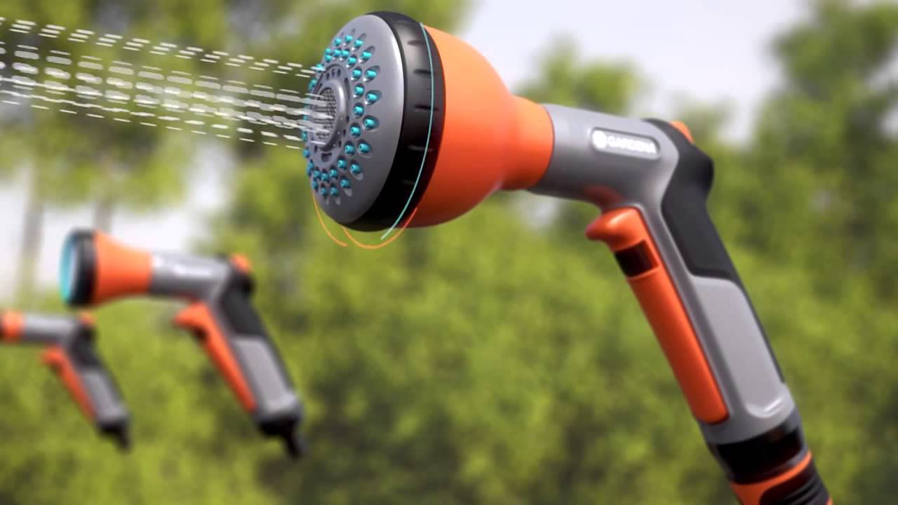 GARDENA Classic Sprayer Gun and Lance YouTube