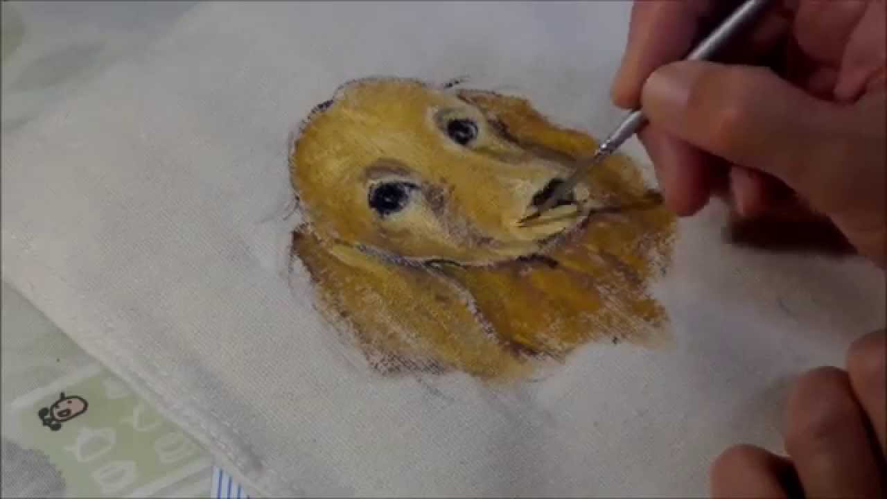 トールペイント作品　バケツの中のワンチャン トールペイント】動物編⑦ ミニチュアダックスのバッグ 2/3 - YouTube