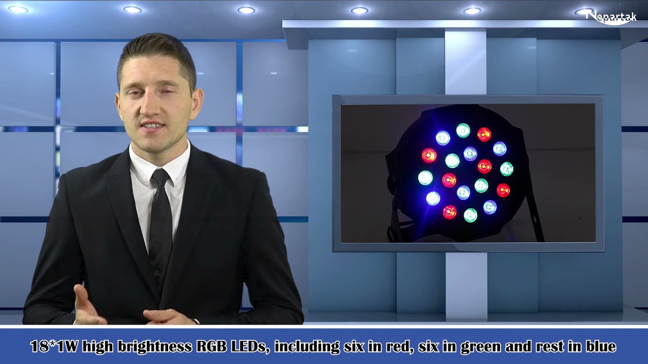 18*1W High Brightness Colorful LED RGB Lights: Enlighten Your Life