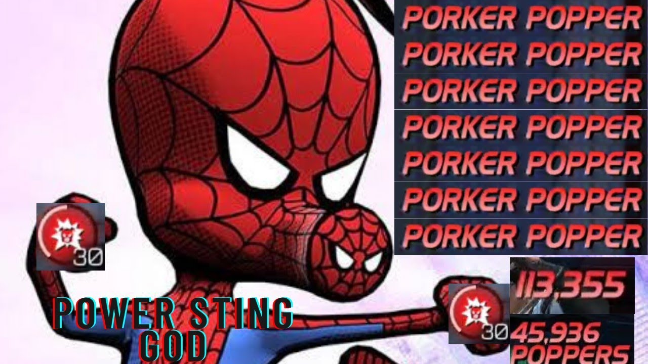 SPIDER HAM POWER STING GOD°MARVEL CONTEST OF CHAMPIONS