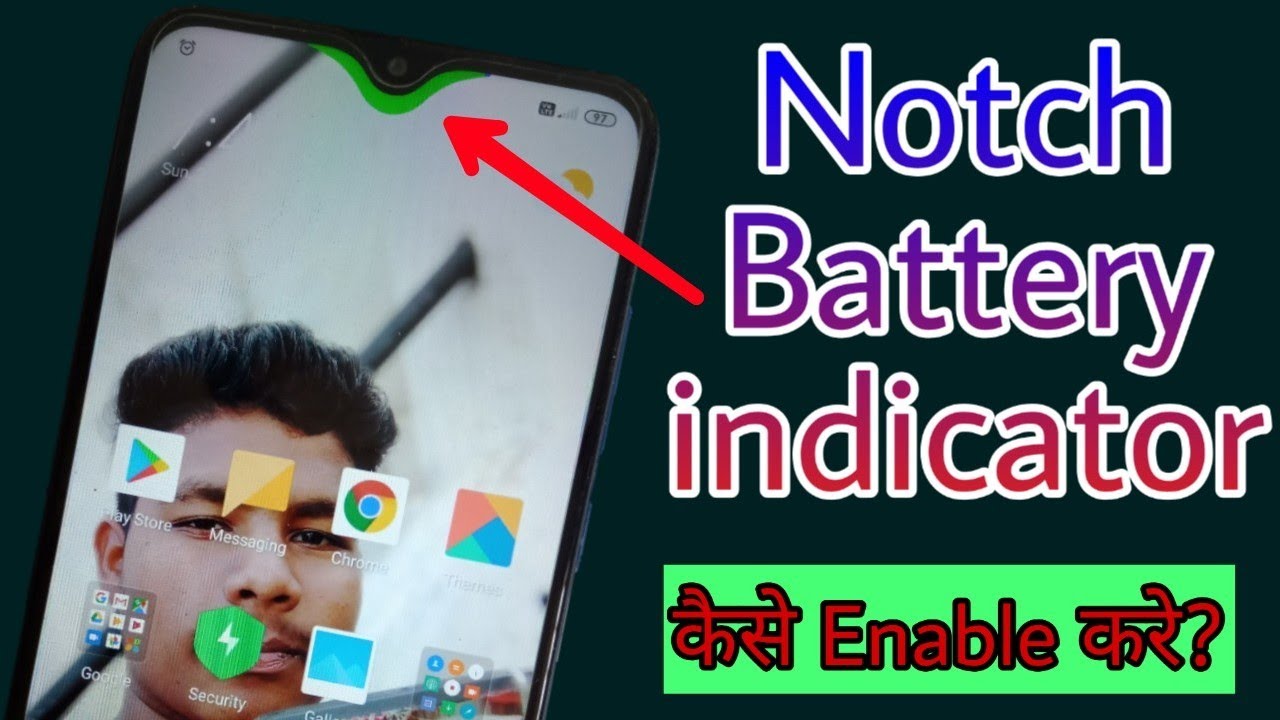 NOTCH Battery Indicator For Water Drop Notch Phones | By Dhruw tech