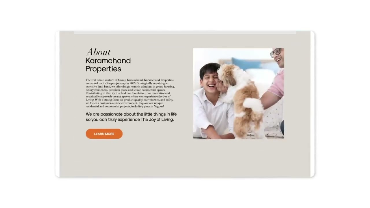 3  KP Website page animation