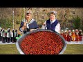 Harvesting Rose hip in the Village - Rosehip drink ve Rosehip Molasses recipe