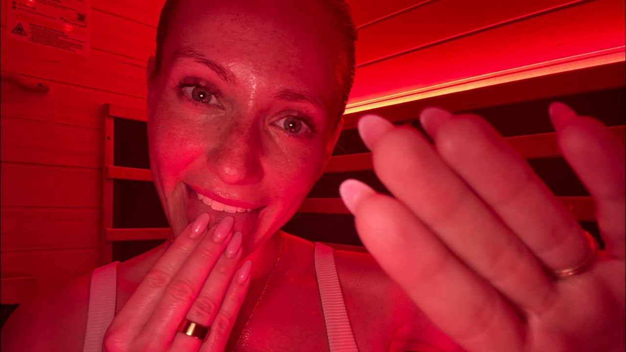 ASMR in the Sauna 🔥 Lofi Spit Painting & Screen Tapping