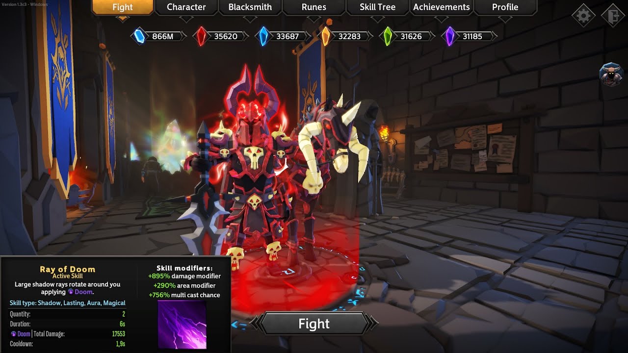 One Trick Pony #95 Ray of Doom Skill Showcase (Soulstone Survivors)