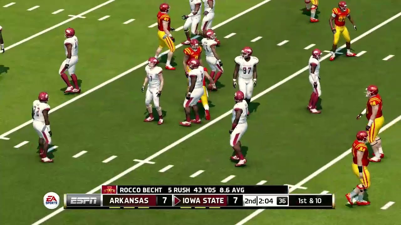 Arkansas vs Iowa State - NCAA Football 14 - Beta 2024-25 Rosters Test July 14 2024