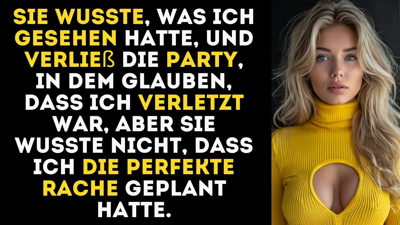 Sie Wusste, Was Ich Gesehen Hatte, Und Verließ Die Party In Dem Glauben, Dass Ich Verletzt War..