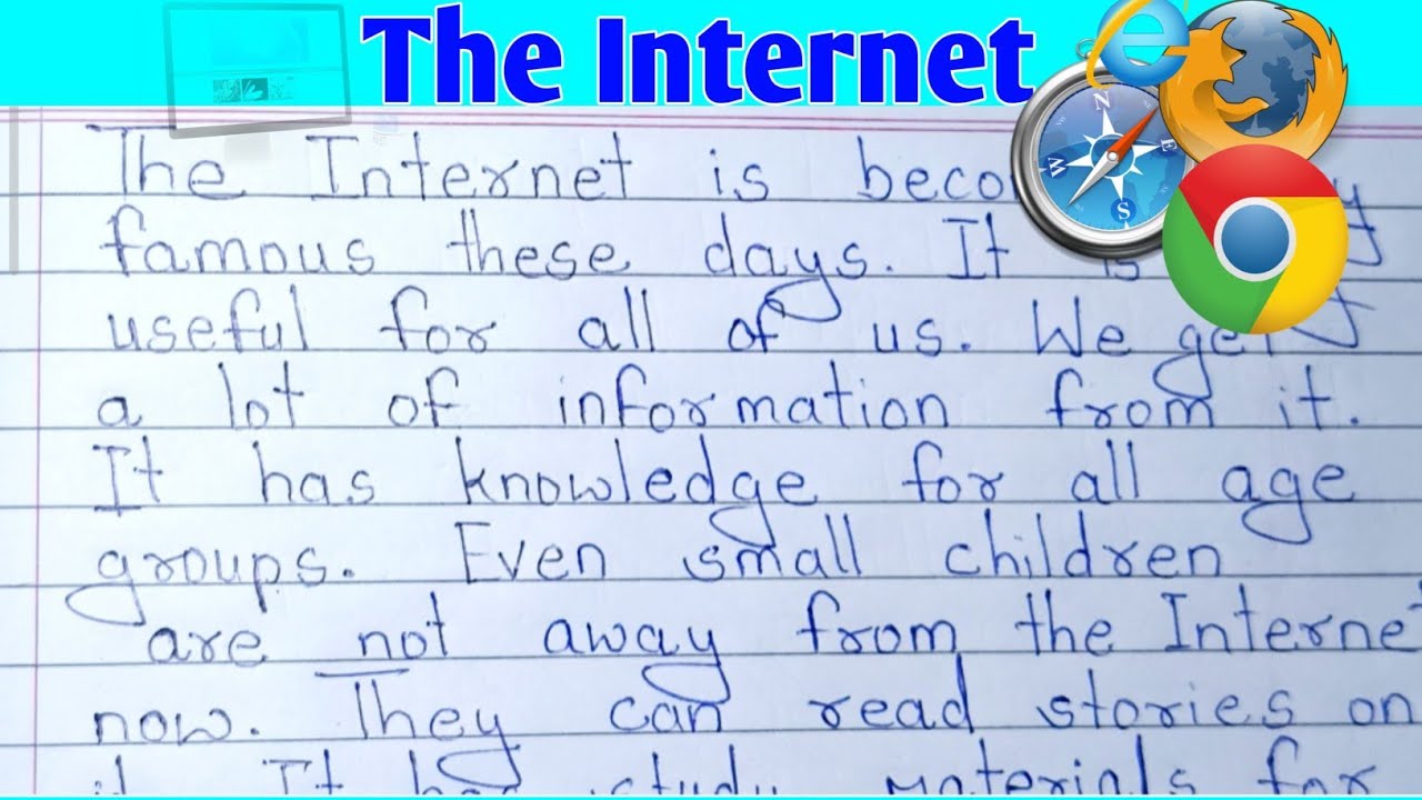 Essay On The Internet in English | The Internet | English Essay Writing | Best For Beginners