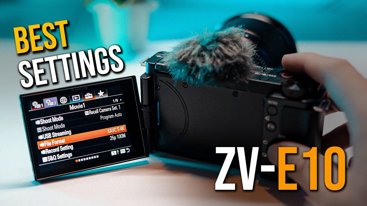 How to Setup Sony ZVE10 Settings QUICK & EASY !! (Beginner's Guide