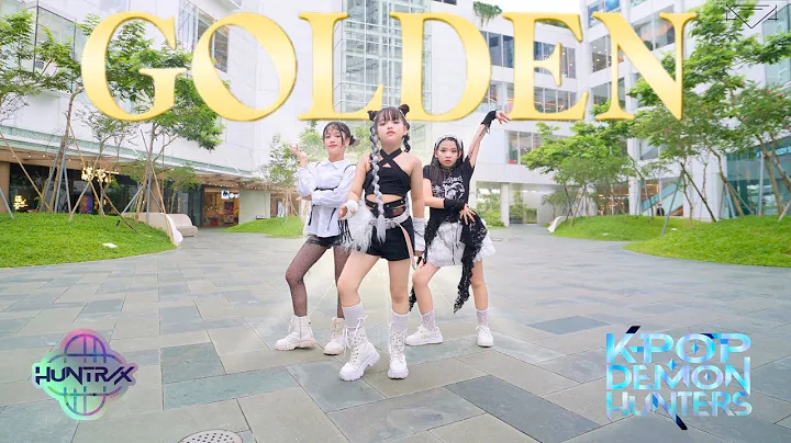 [KPop Demon Hunters In Public] 'Golden' - HUNTR/X Dance By Gia Han, Ngoc Diem, Bao Anh BABY WARRIORS