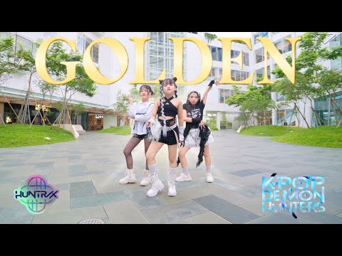[KPop Demon Hunters In Public] 'Golden' - HUNTR/X Dance By Gia Han, Ngoc Diem, Bao Anh BABY WARRIORS