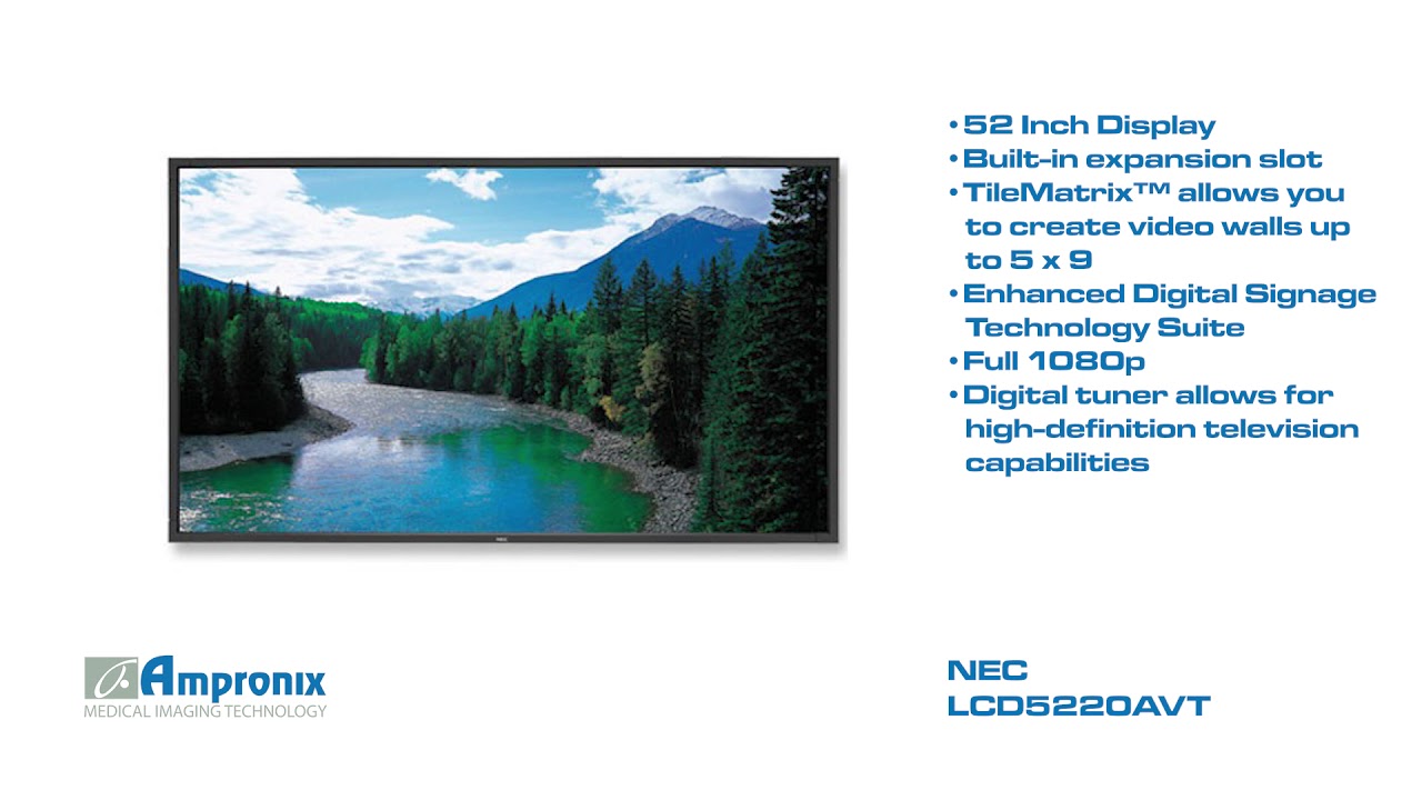 NEC LCD5220 AVT Display Monitor Screen Sales | Service | Repair | Exchange | Replacement