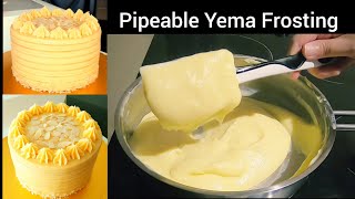 Yema Frosting How To Make Pipeable Yema Frosting For Yema Cake