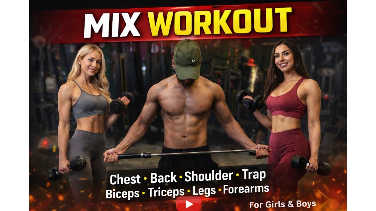 Mix workout for girls and boys 