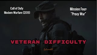 CoD MW (2019) "Proxy War" Veteran Difficulty Walkthrough (No Commentary)