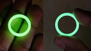 DIY glow in the dark ring II very easy II