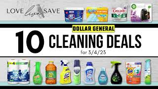 Dollar General Cleaning Supplies Deals for March 4th