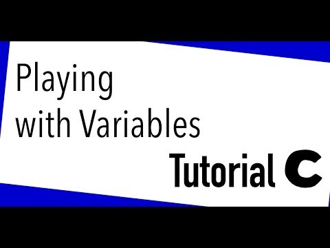 playing with Variables - C programming tutorial (2)