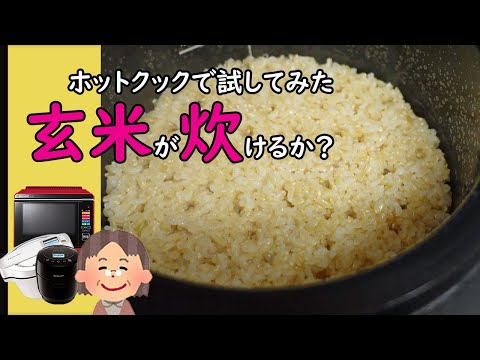 【ホットクック】玄米が炊けるか試した★水加減がポイント！