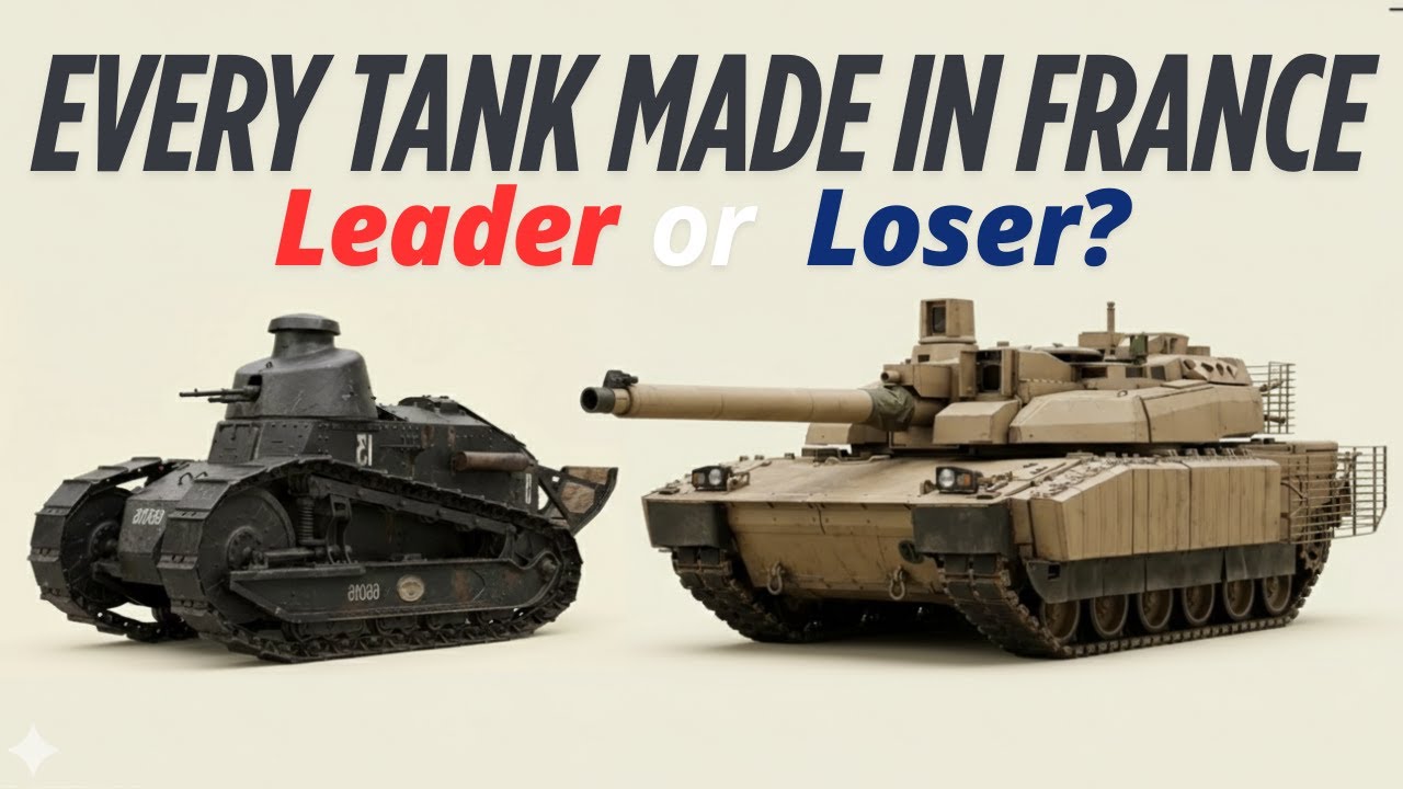 Every Tank Made in France | Leader or loser?