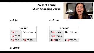 Present Tense Stem Changing Verbs