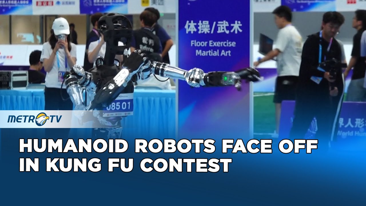 Martial Arts Battles Highlight World Humanoid Robot Games