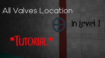 All Valves Locations... In Level 1 *The Poolrooms* (Apeirophobias Tutorial)