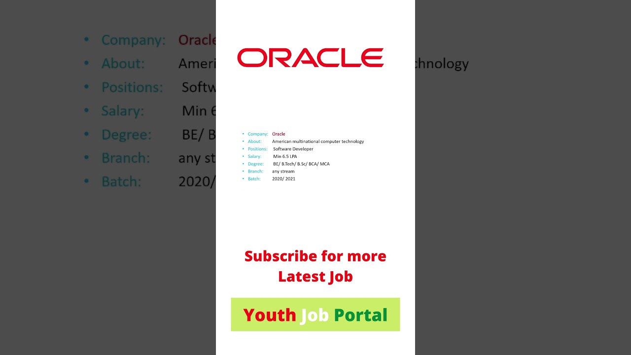 Off Campus Drive for 2021/22 batch | Latest Recruitment | latest off campus drive 