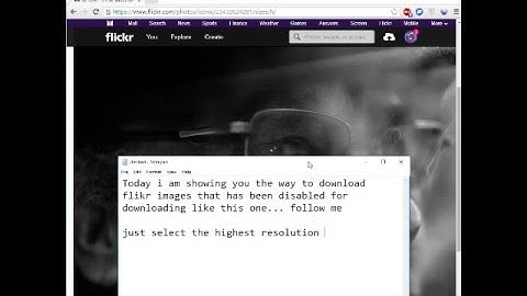Easily Download Disabled Flickr Images