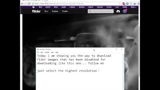 Easily Download Disabled Flickr Images