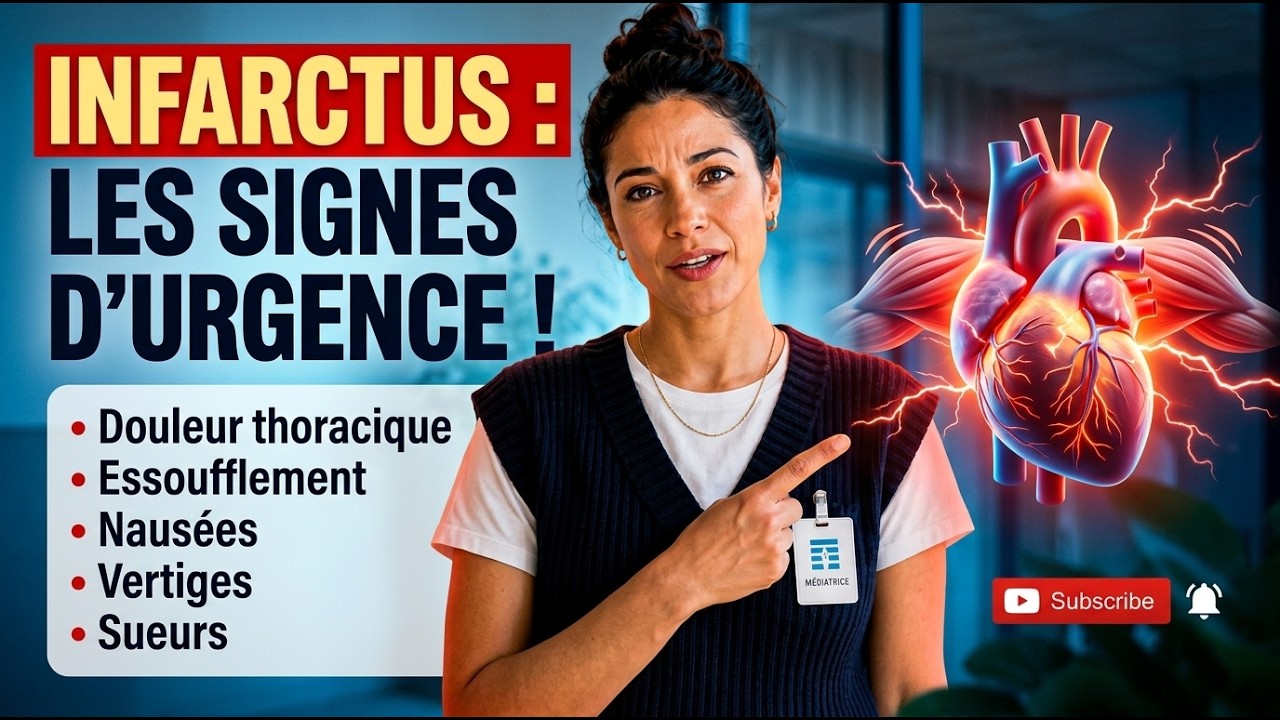 Miniature de la vidéo MediScribe sur les signes de l'infarctus du myocarde