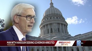 Armed man seeking Governor Evers arrested at State Capitol